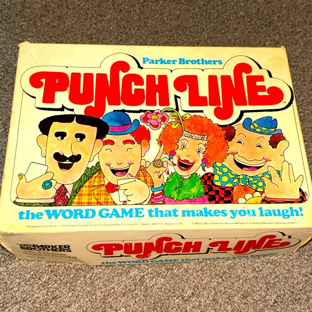 Parker Brothers Punch Line Vintage Game 1978, *Complete*